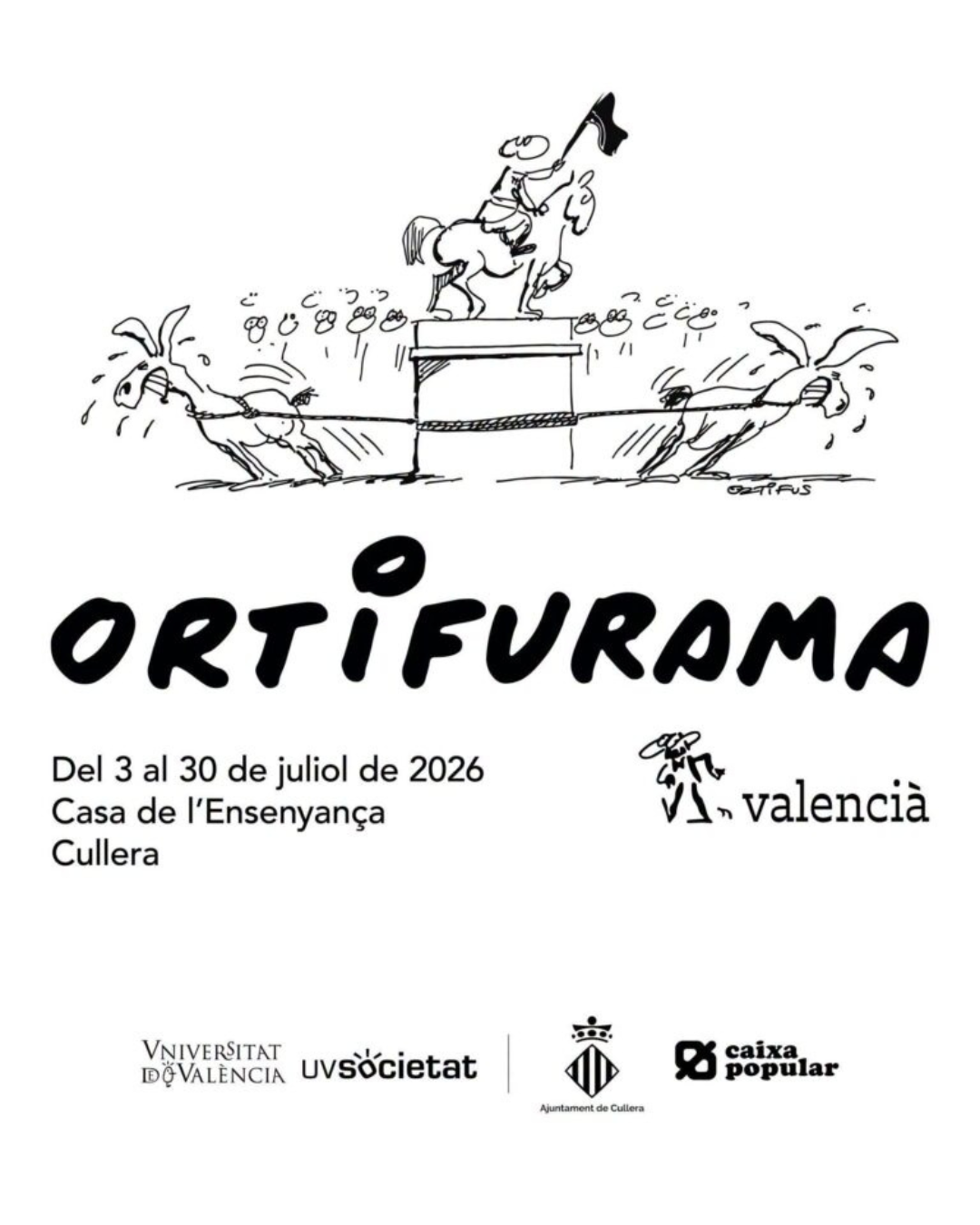 Exposición «Ortifurama valencià» en la Casa de l&prime;Ensenyança (Cullera)